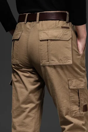 Autumn Mens Cargo Pants Loose Gray Black Brown Work Men Trousers Military Tactical Pants Man Clothing